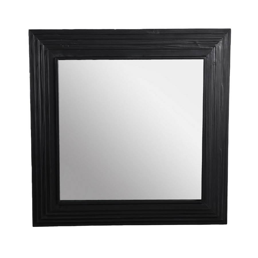 CHEOPS ΚΑΘΡΕΠΤΗΣ ΜΑΥΡΟ 85x8x85cm