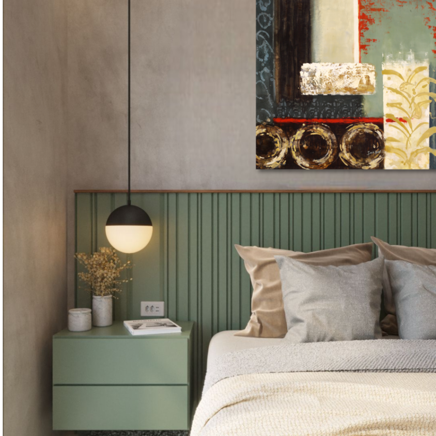 ADL029 - Πίνακας γήινα χρώματα