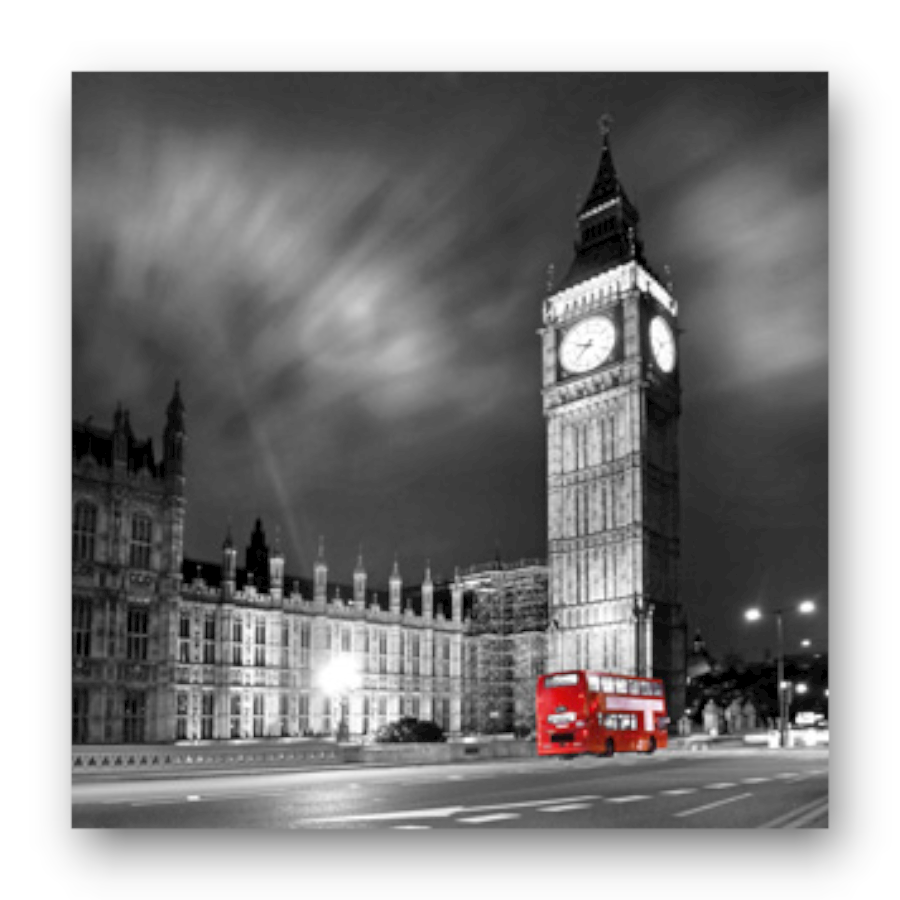 M307 - Πίνακας Μπιγκ Μπεν ασπρόμαυρος