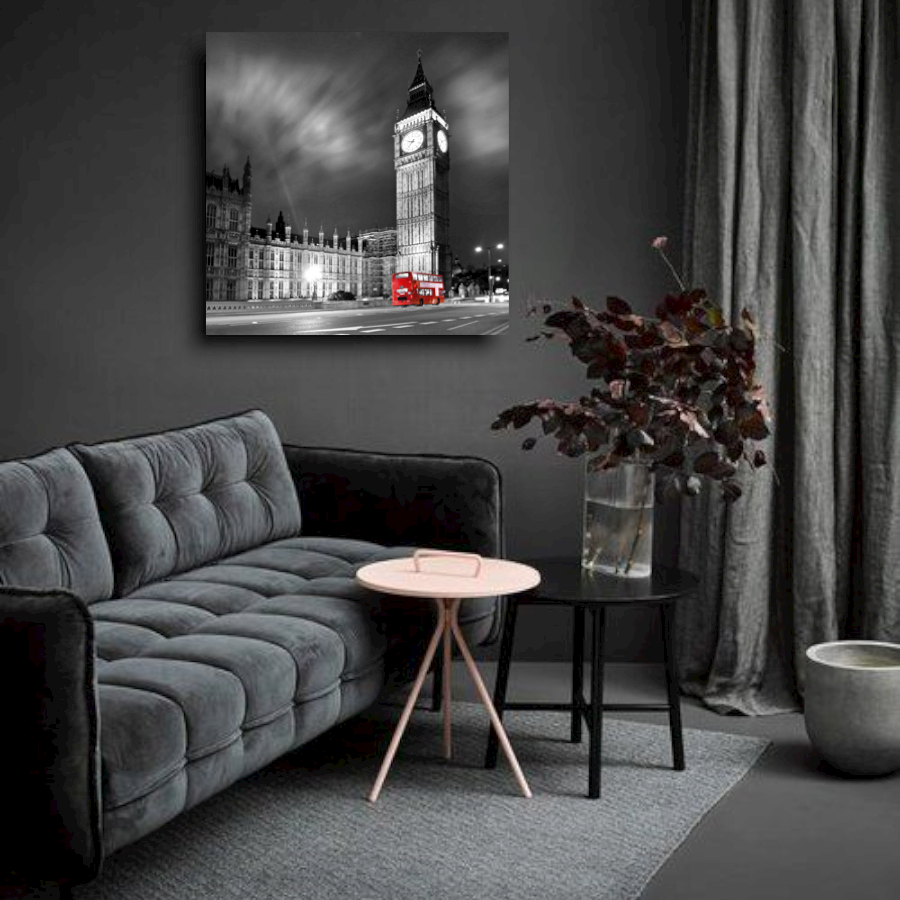 M307 - Πίνακας Μπιγκ Μπεν ασπρόμαυρος