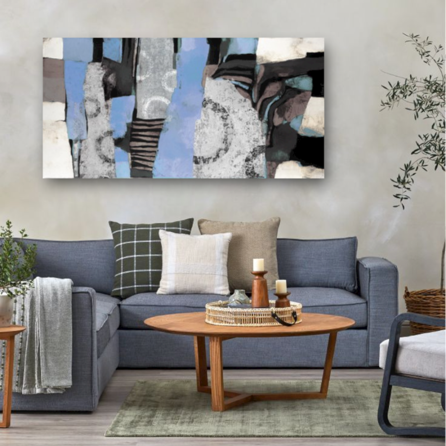 M425 - Πίνακας αποχρώσεις σε μπλε και γκρι