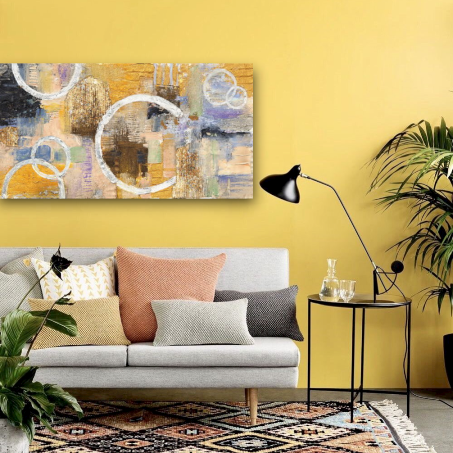 M426 - Πίνακας αφηρημένα σχέδια κύκλων