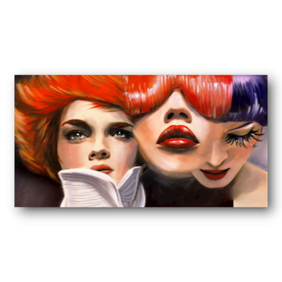 M513 - Πίνακας γυναικεία πρόσωπα