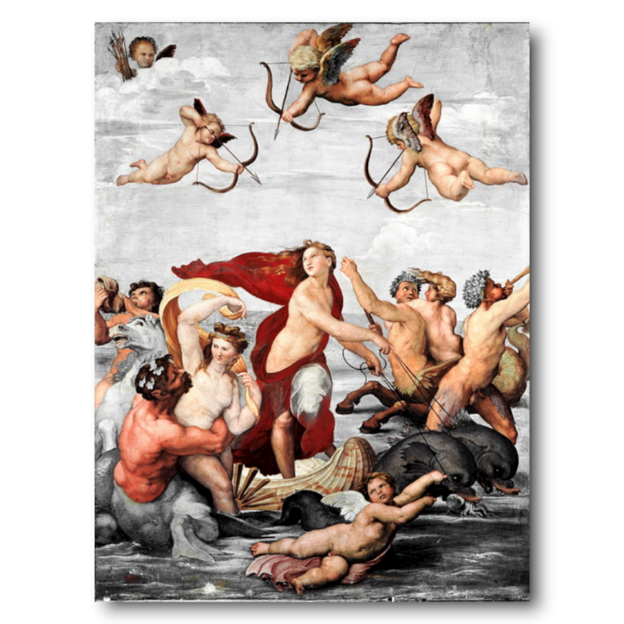 M556 - Πίνακας αγγελάκια με τα βέλη του έρωτα