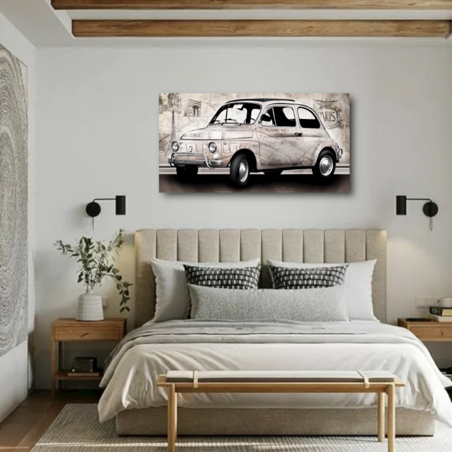 M649 - Πίνακας vintage αυτοκίνητο