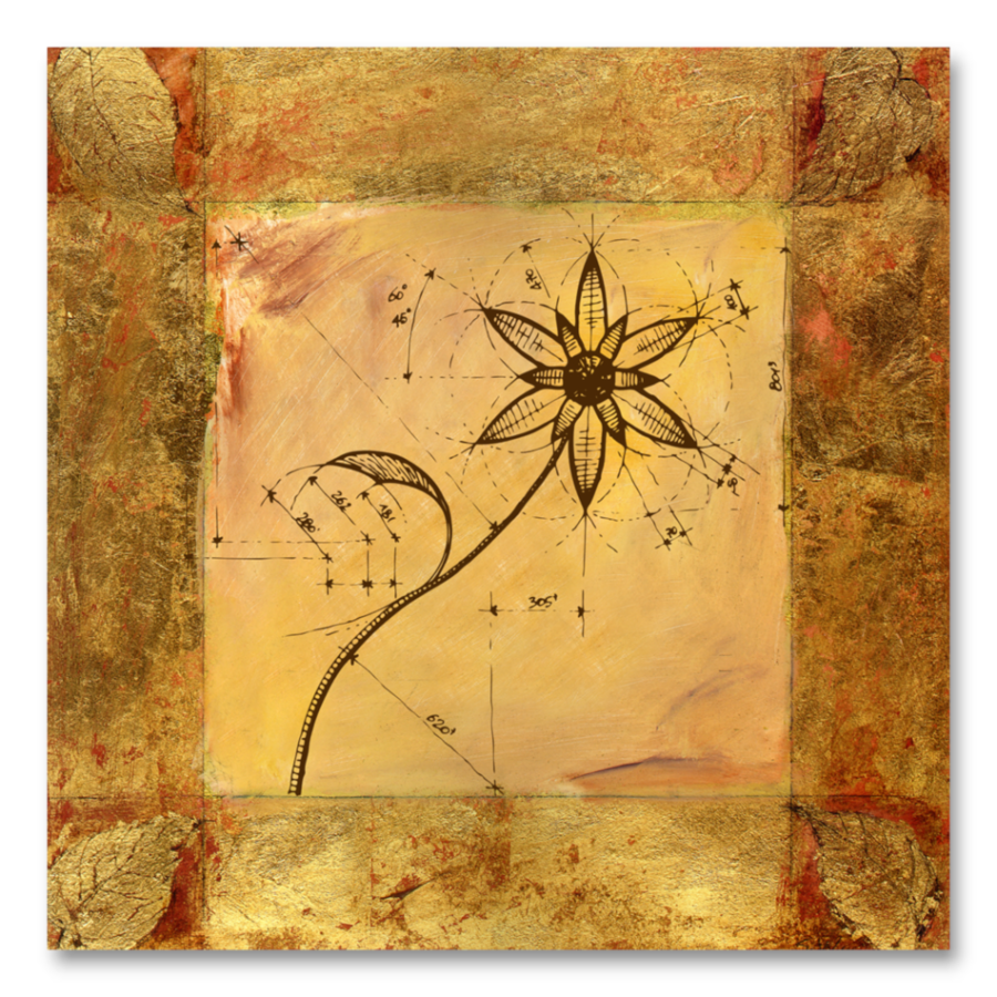 M020 - Πίνακας σχέδιο λουλουδιού