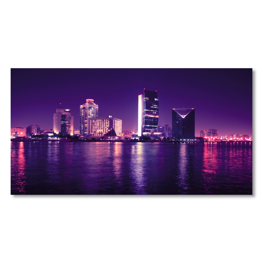 M052- Πίνακας νύχτα στο Ντουμπάι