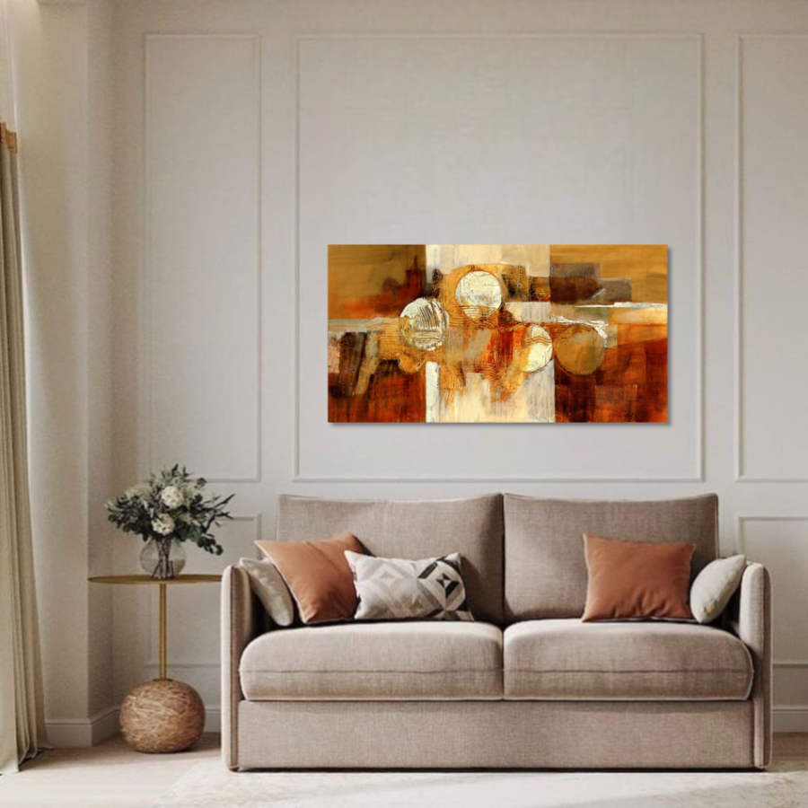 M056 - Πίνακας γήινες αποχρώσεις