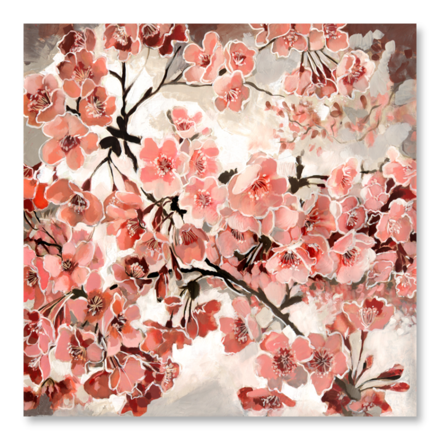 M123 - Πίνακας ροζ ανθάκια