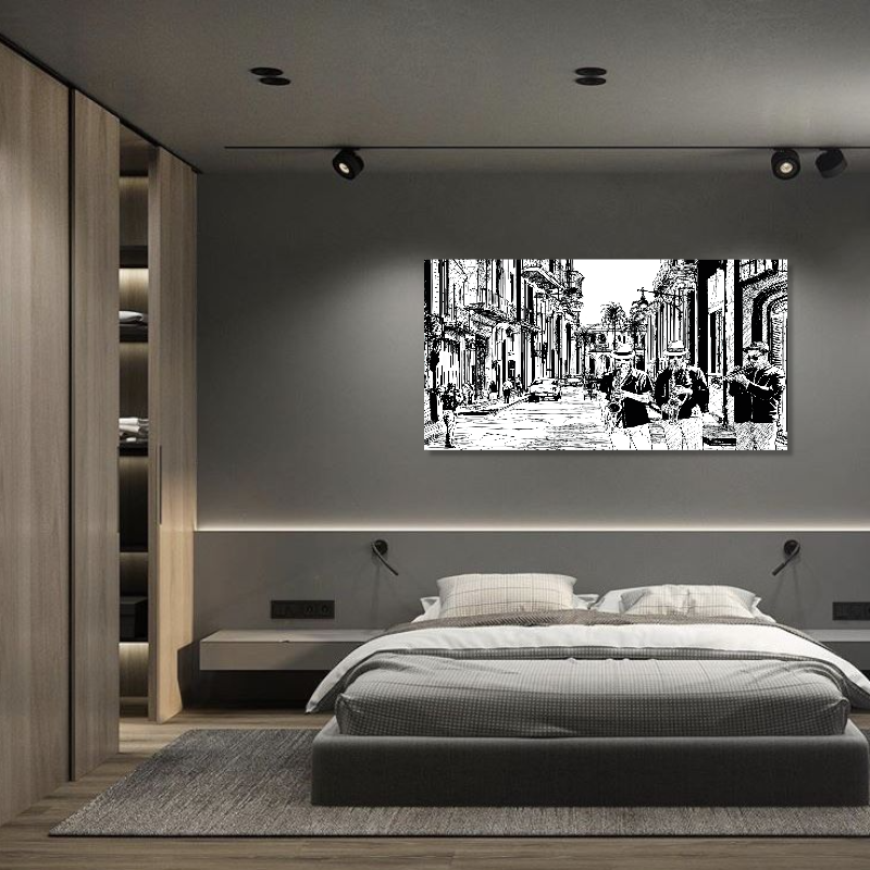 BDL037 - Πίνακας μουσικοί του δρόμου