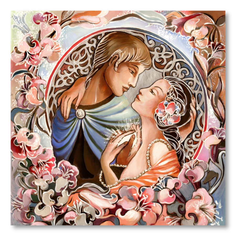 M159 - Πίνακας νεαρό ζευγάρι