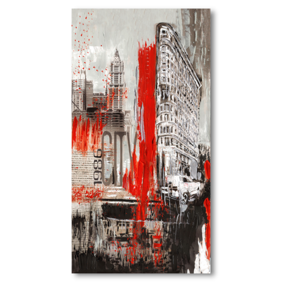 M236 - Πίνακας πόλη γκρι