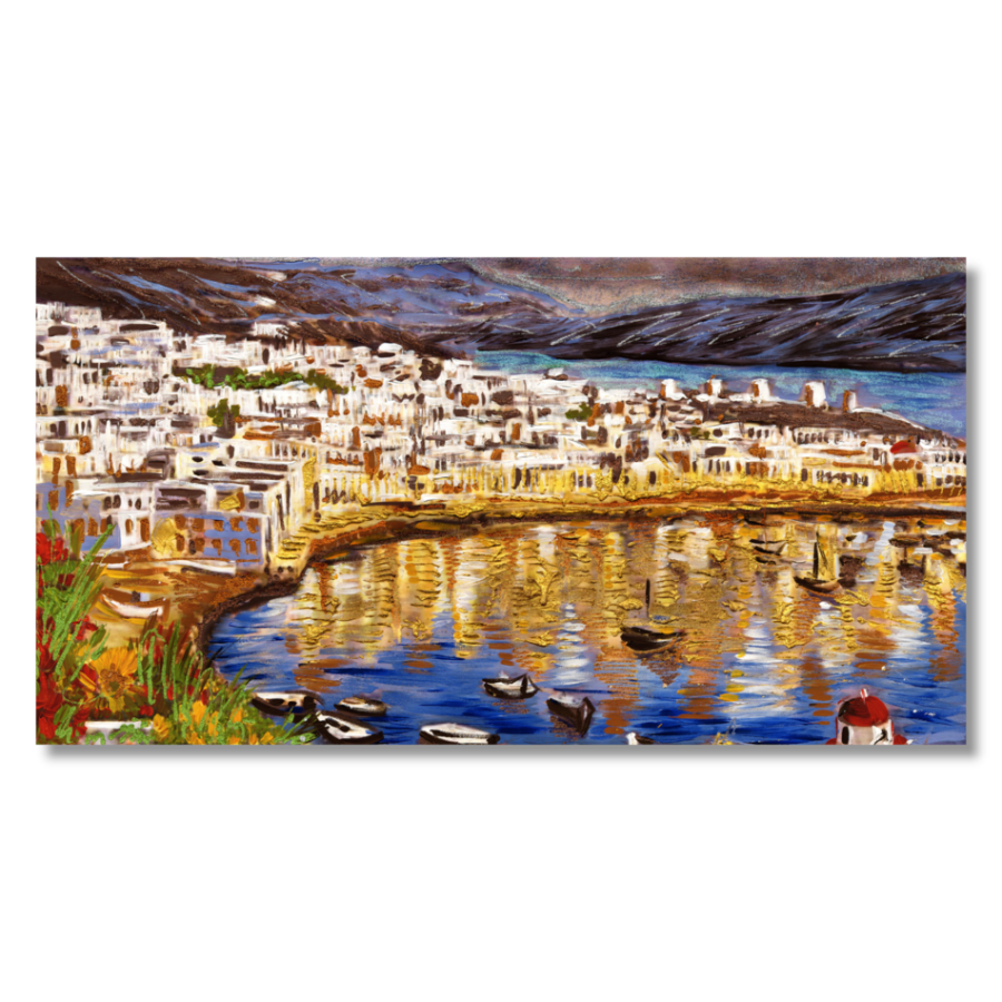 M246 - Πίνακας νησί το καλοκαίρι