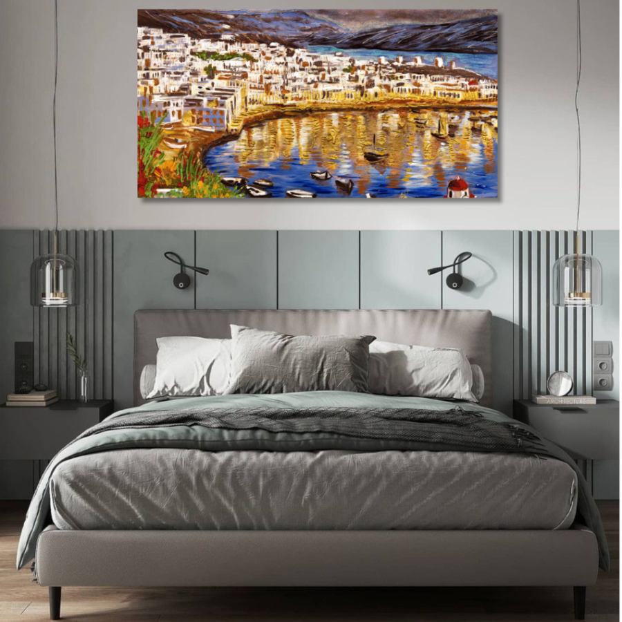 M246 - Πίνακας νησί το καλοκαίρι