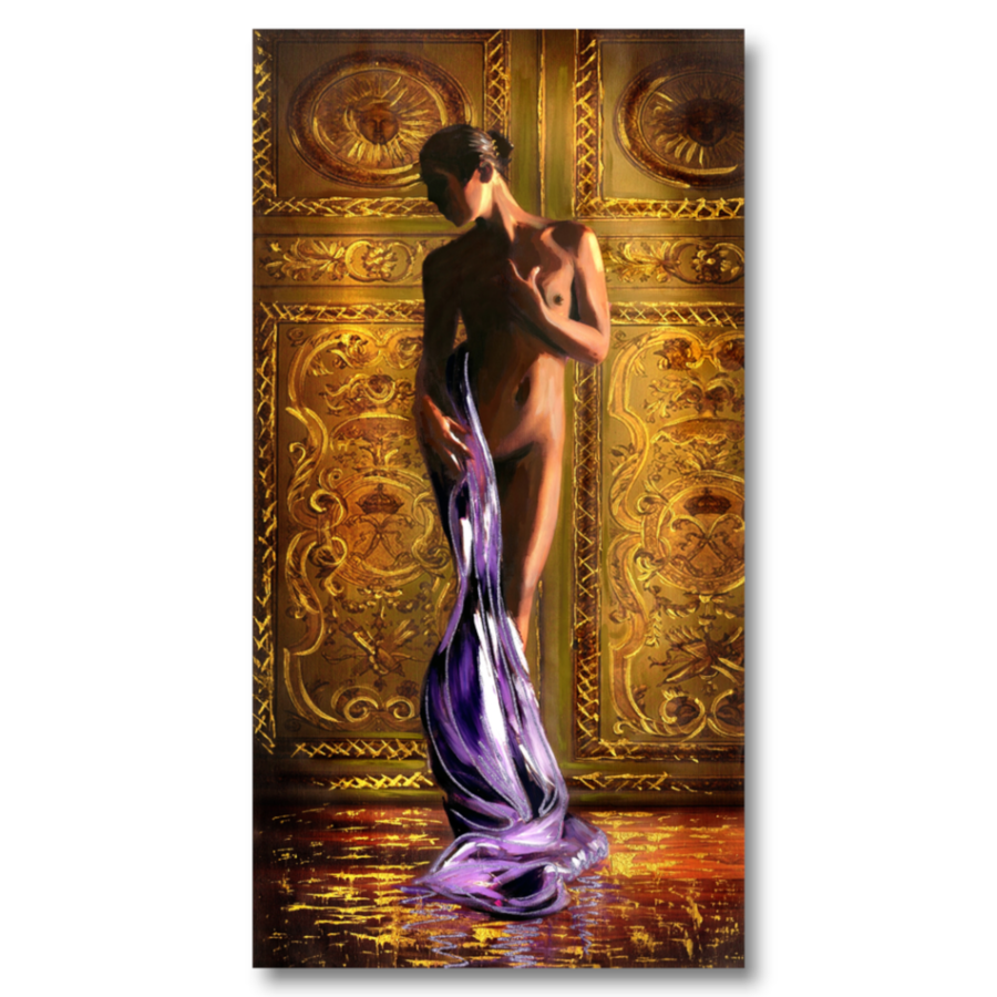 M273 - Πίνακας γυμνή γυναίκα κάθετη ζωγραφική