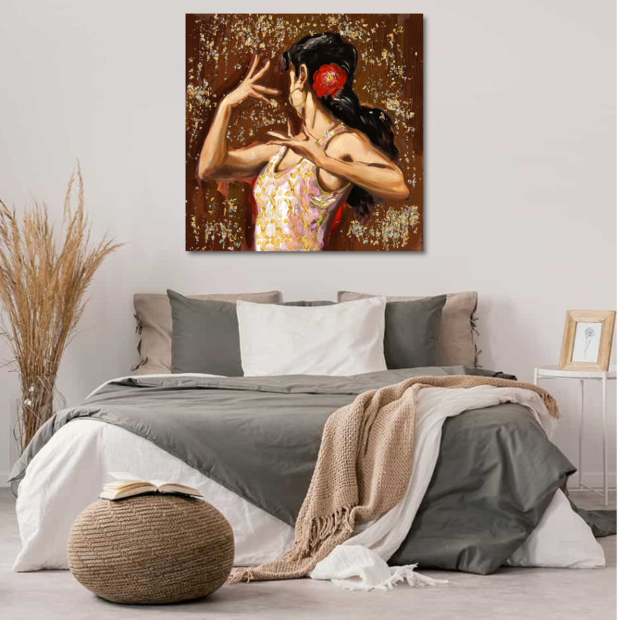 M276 - Πίνακας σπανιόλα χορεύτρια