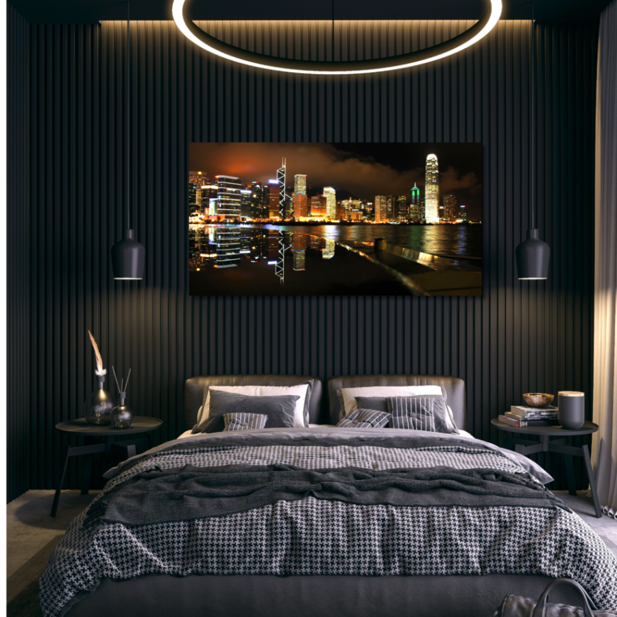 M406 - Πίνακας νύχτα στο Χονγκ Κονγκ