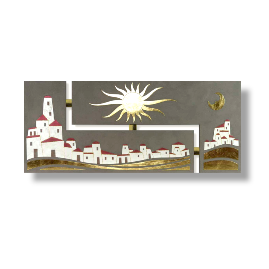 6PD94 - Πίνακας 3D σπιτάκια