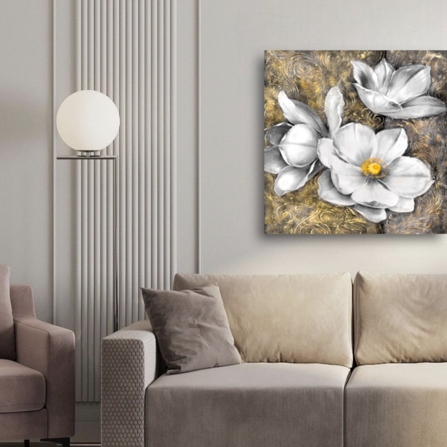 M286 - Πίνακας λευκές μανόλιες