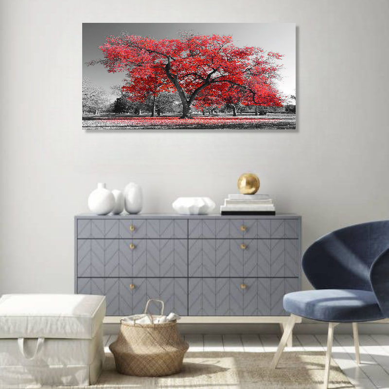 BDL078 - Πίνακας κόκκινο δέντρο
