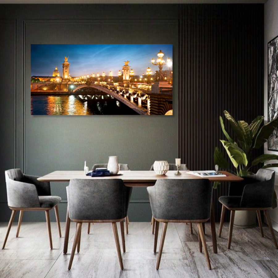 M1021 - Πίνακας γέφυρα στο Παρίσι