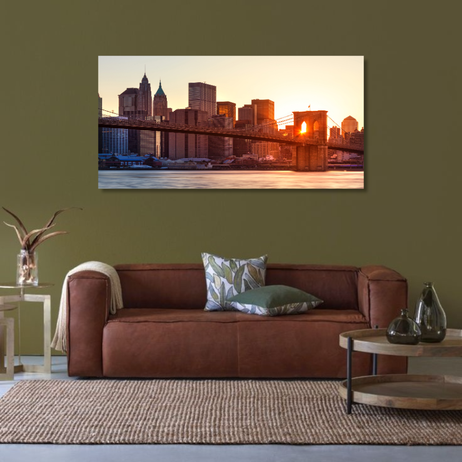 M1033 - Πίνακας γέφυρα το σούρουπο