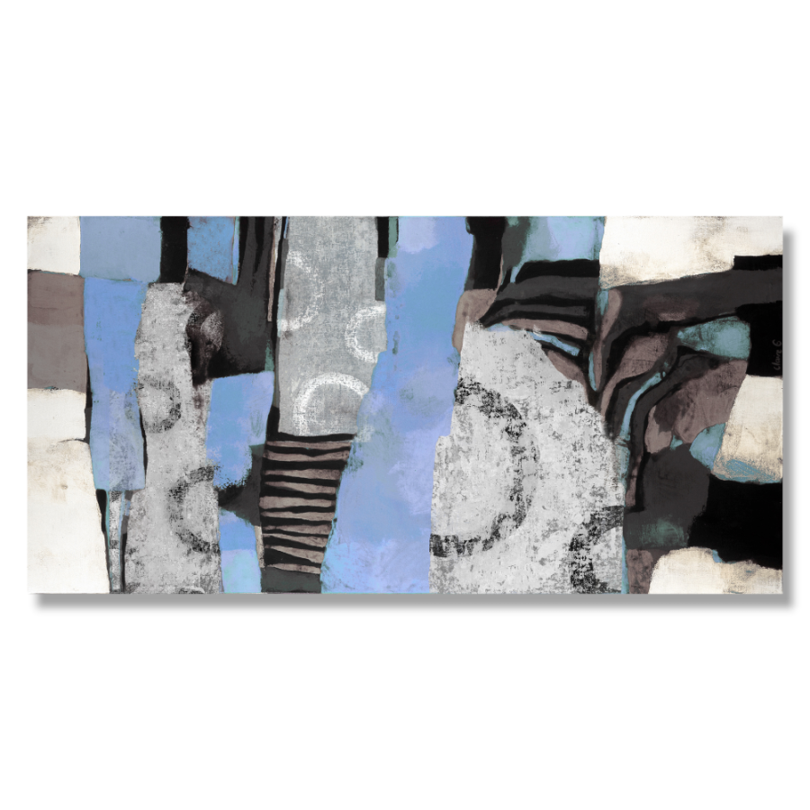 M425 - Πίνακας αποχρώσεις σε μπλε και γκρι