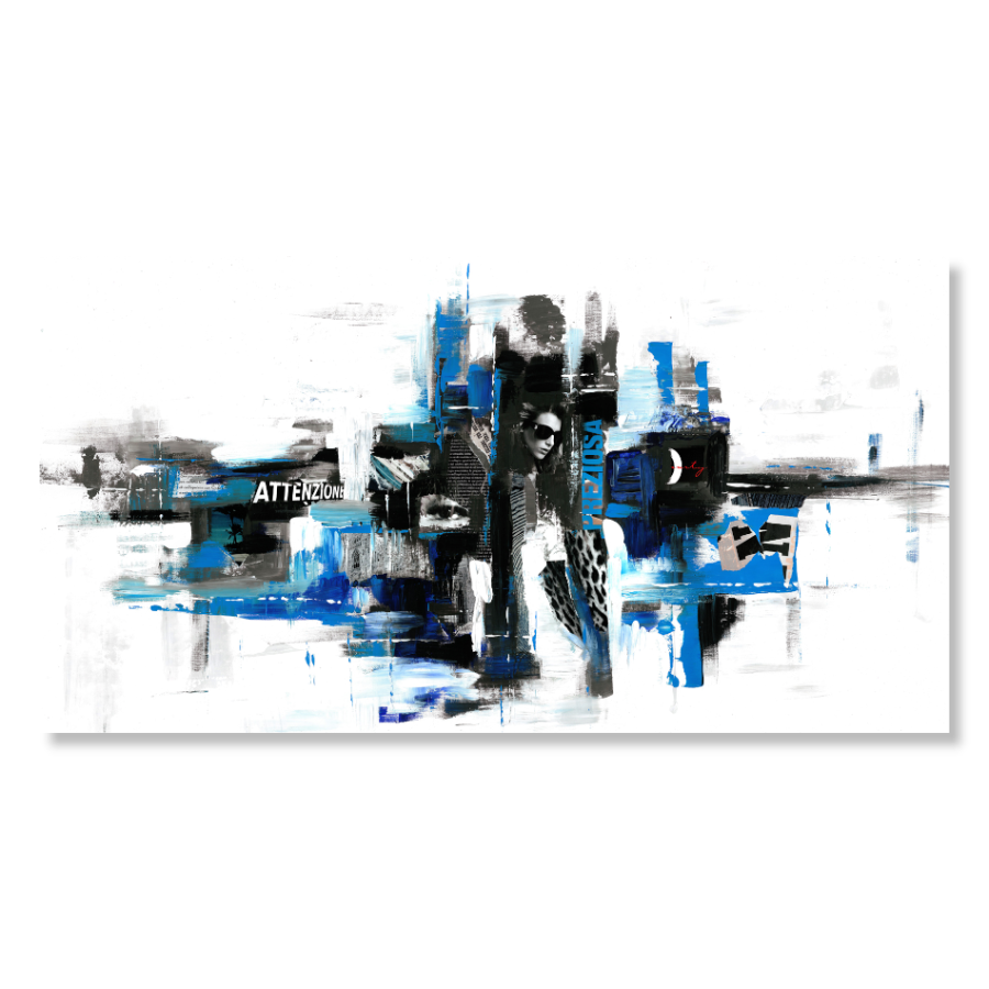 M542 - Πίνακας γυναικεία φιγούρα με χρώματα