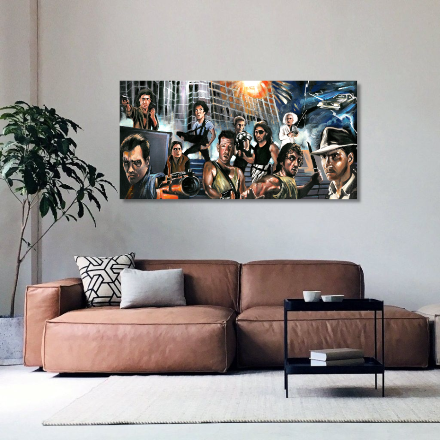 M570 - Πίνακας ήρωες του κινηματογράφου