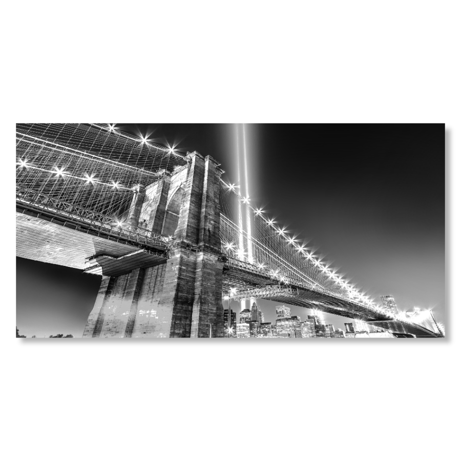 M966 - Πίνακας ασπρόμαυρη γέφυρα