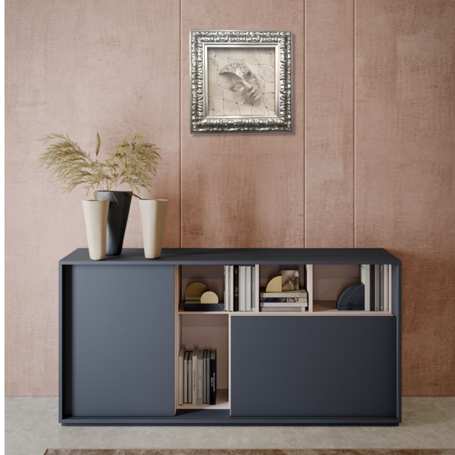 M01 - Βενετσιάνικη μάσκα λευκό και ασήμι