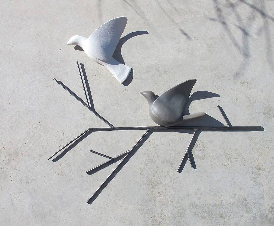 Κλαδί με πουλιά