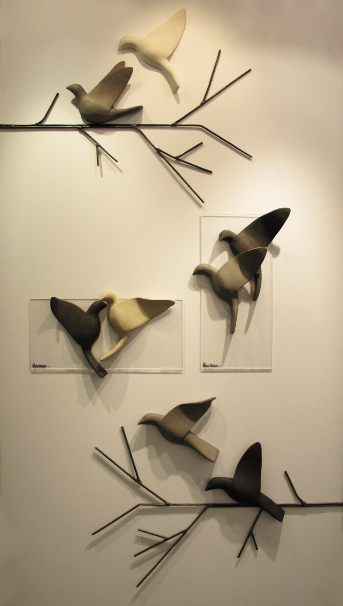 Κλαδί με πουλιά