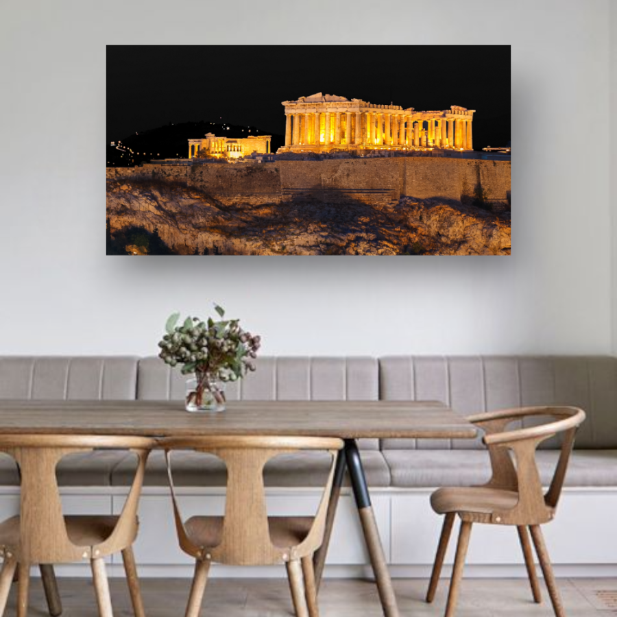 BDL015 - Πίνακας Ακρόπολη φωτισμένη
