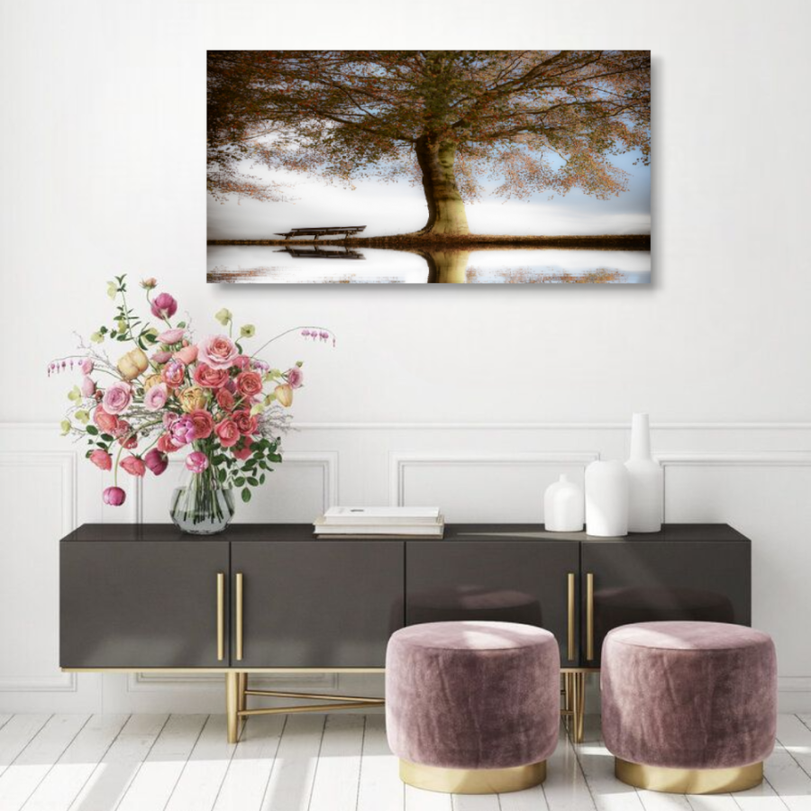 BDL036 - Πίνακας δέντρο στη λίμνη