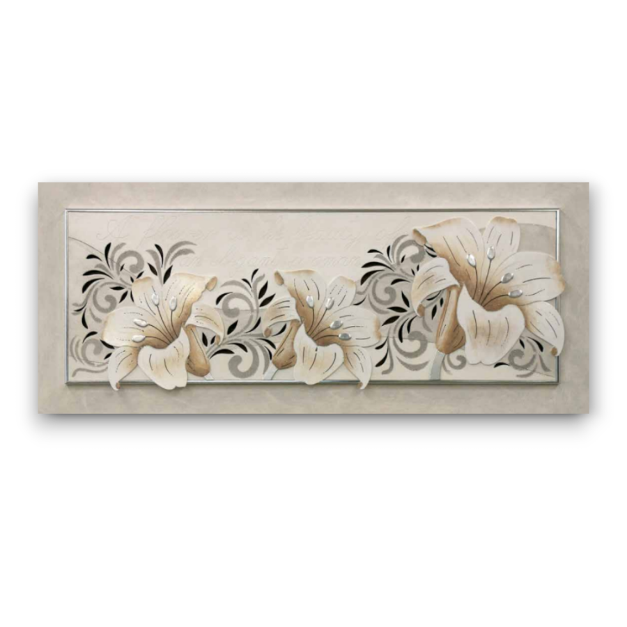 10PD32 - Πίνακας 3D λουλούδια