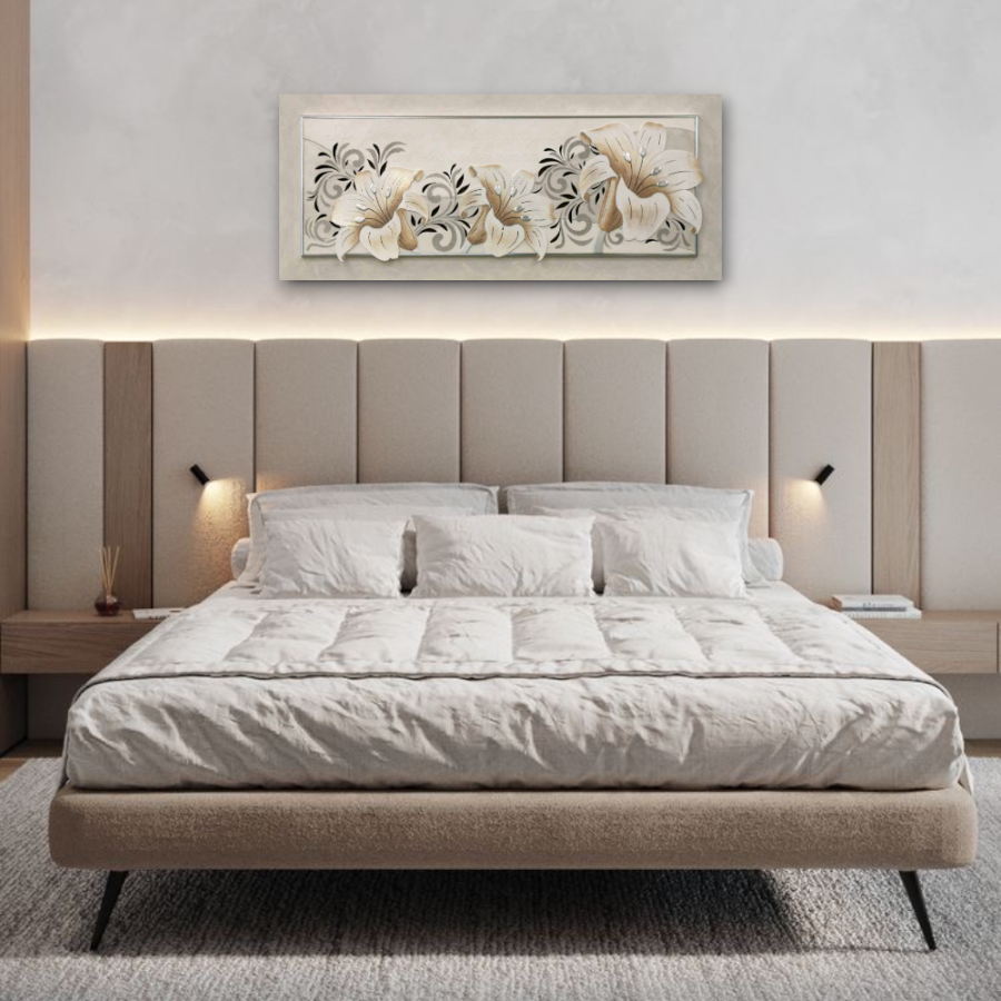 10PD32 - Πίνακας 3D λουλούδια