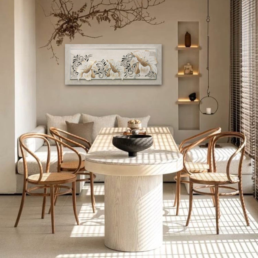 10PD32 - Πίνακας 3D λουλούδια