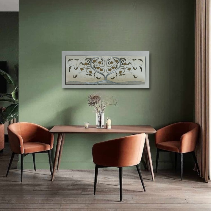 10PD41 - Πίνακας 3D δέντρο με καρδιές