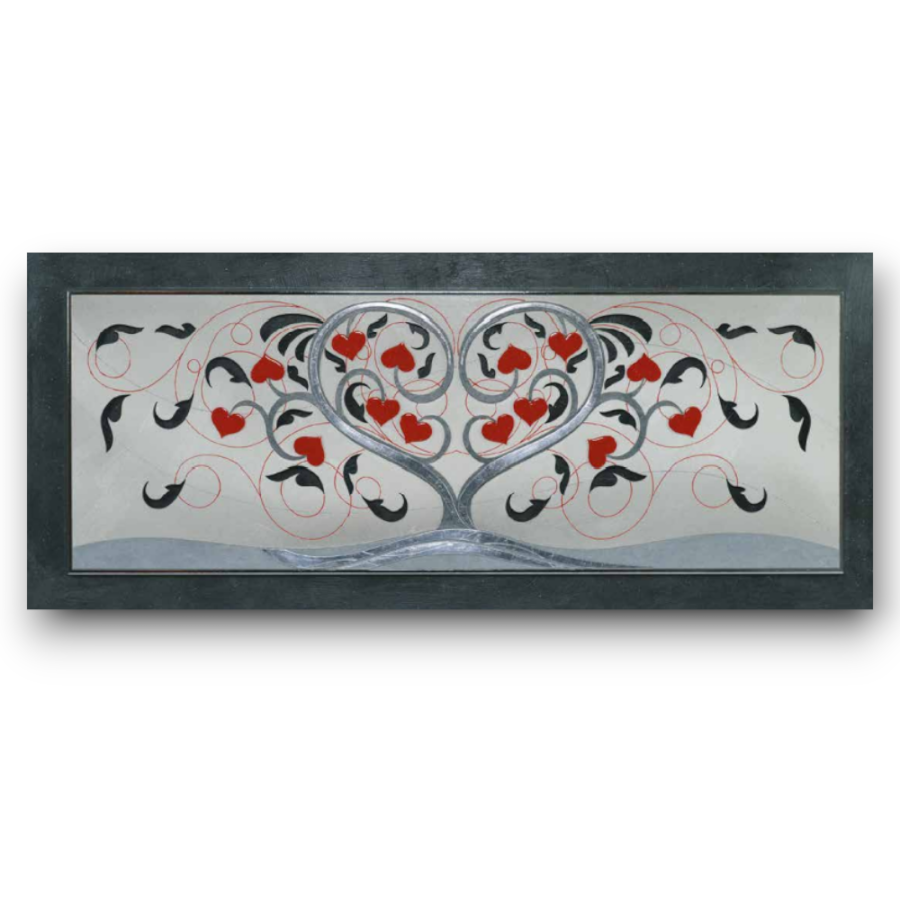 10PD43 - Πίνακας 3D δέντρο με καρδιές