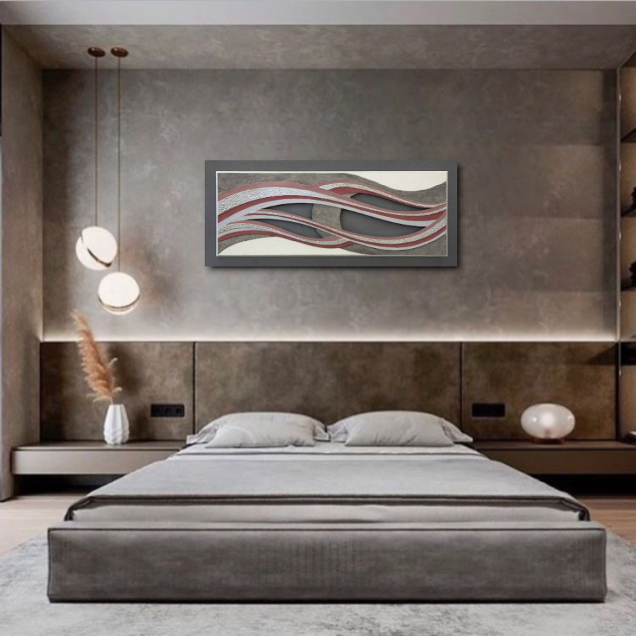 10PD66 - Πίνακας 3D αφηρημένα σχέδια