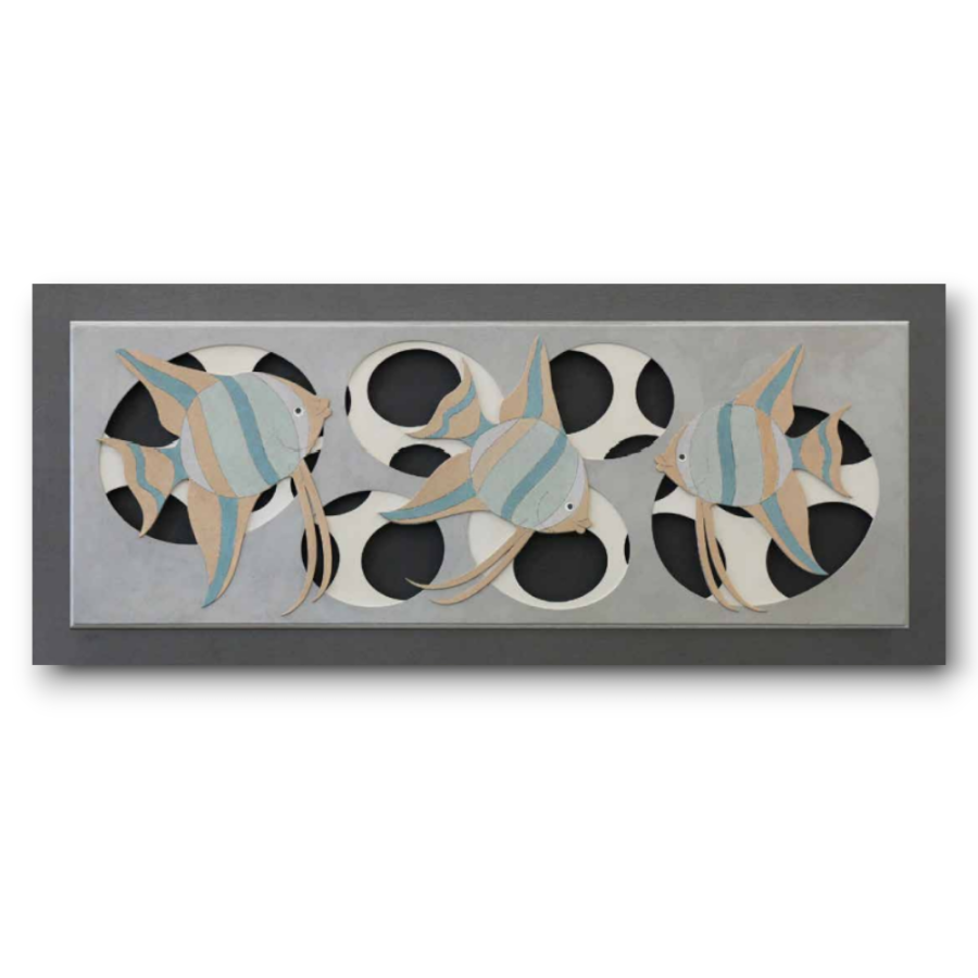 10PD67 - Πίνακας 3D ψαράκια