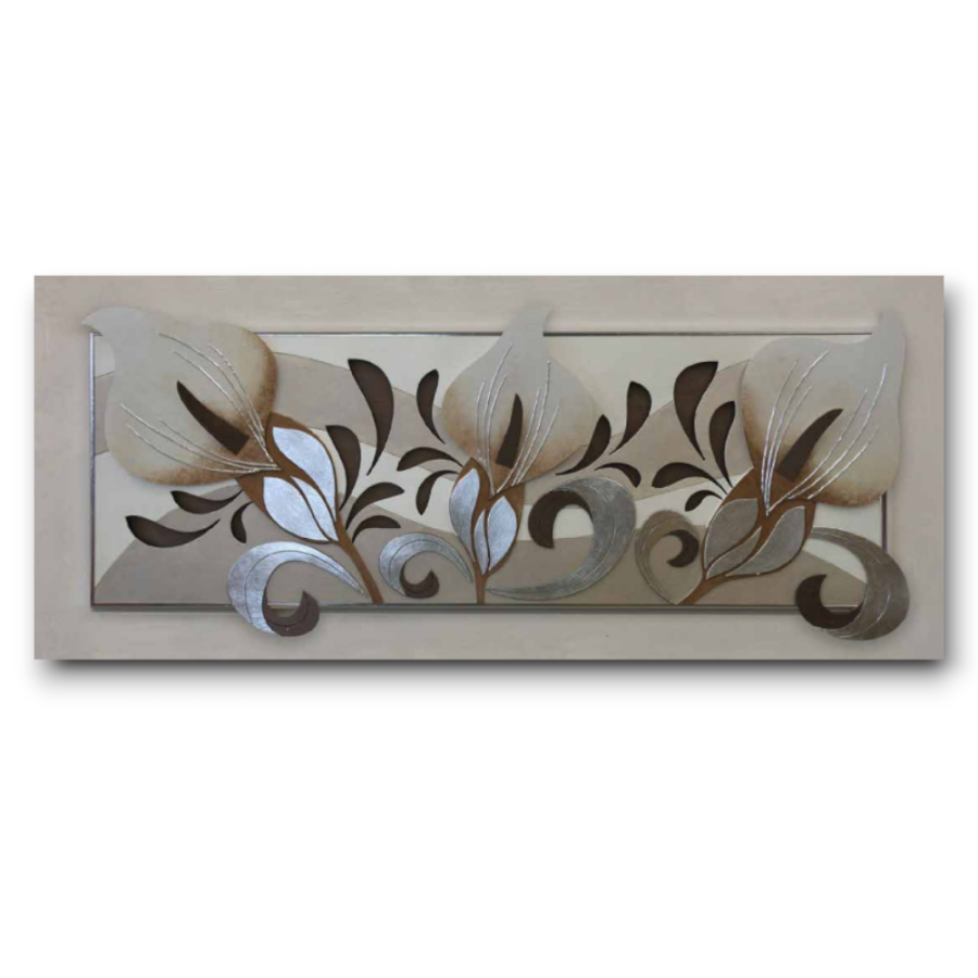 10PD75 - Πίνακας 3D λουλούδια