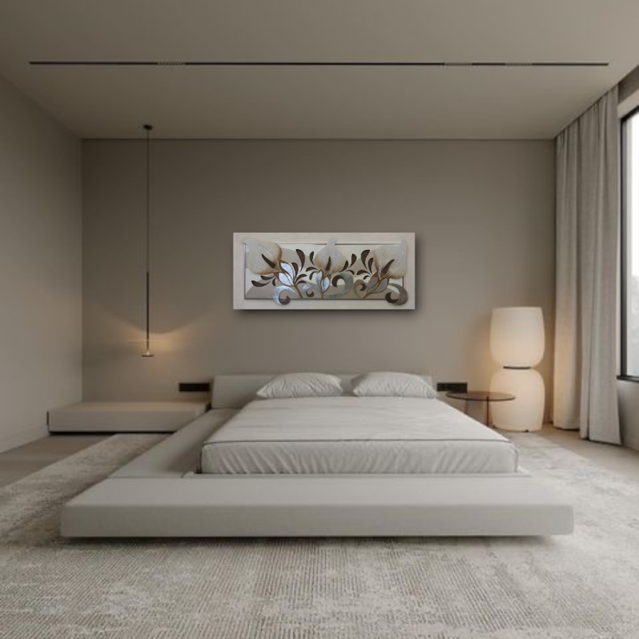 10PD75 - Πίνακας 3D λουλούδια