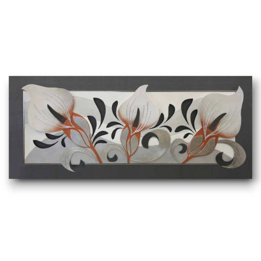 10PD76 - Πίνακας 3D λουλούδια