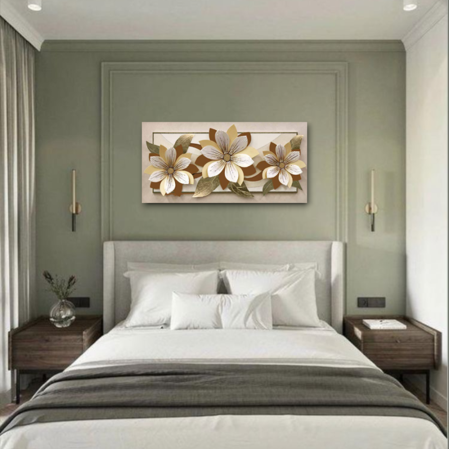 61PD13 - Πίνακας 3D λουλούδια (ΑΚΟΛΟΥΘΕΙ ΒΙΝΤΕΟ)