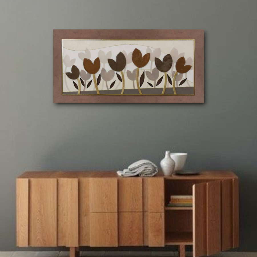 61PD19 - Πίνακας 3D τουλίπες