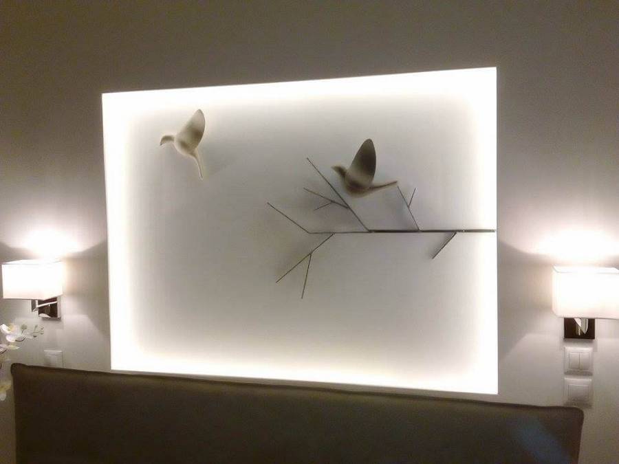 Κλαδί με πουλιά