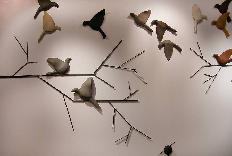 Κλαδί με πουλιά