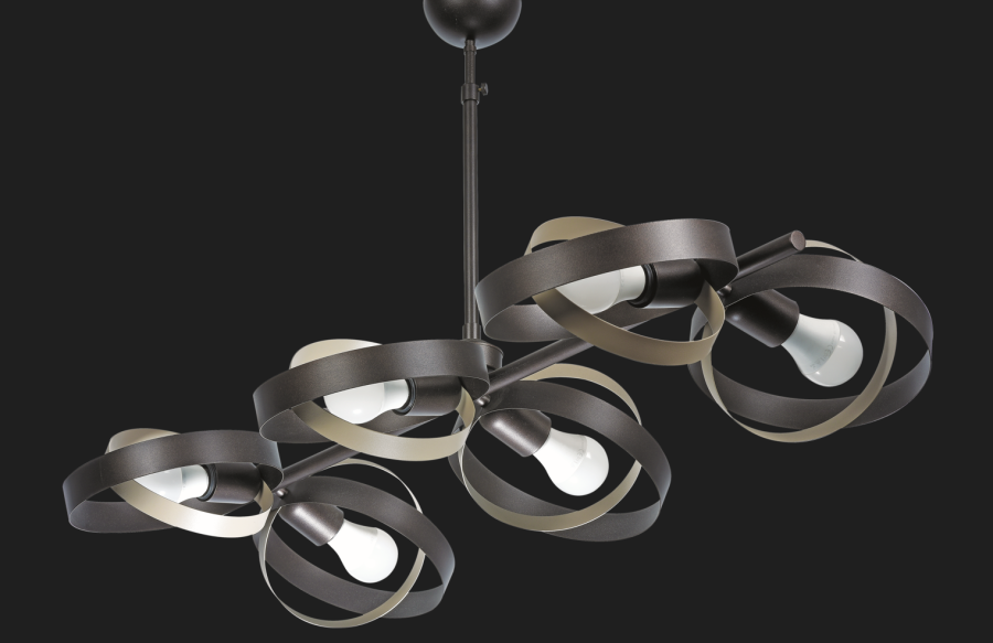 Μοντέρνο πολύφωτο ράγα